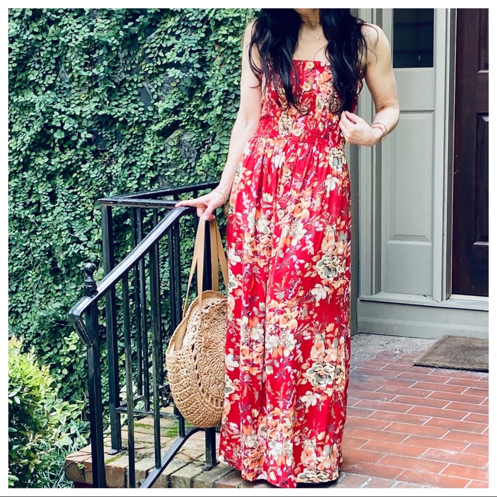 ✨LAST ONE✨SUMMER PRINT SLEEVELESS MAXI DRESS - Picture 5 of 8